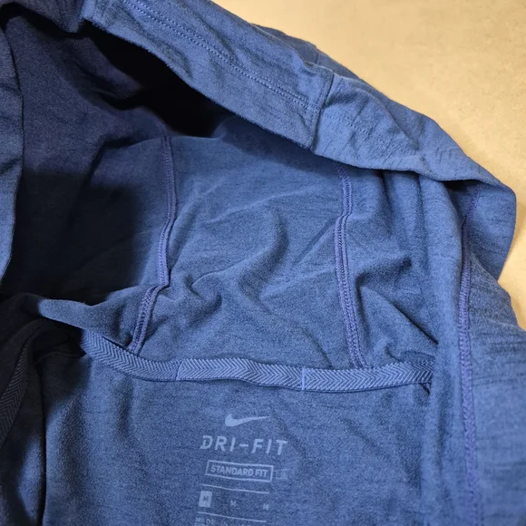 Nike Dri-FIT Standard Fit Full Zip Dri-Fit Hoodie in Blue 2469/425 - Picture 5 of 8